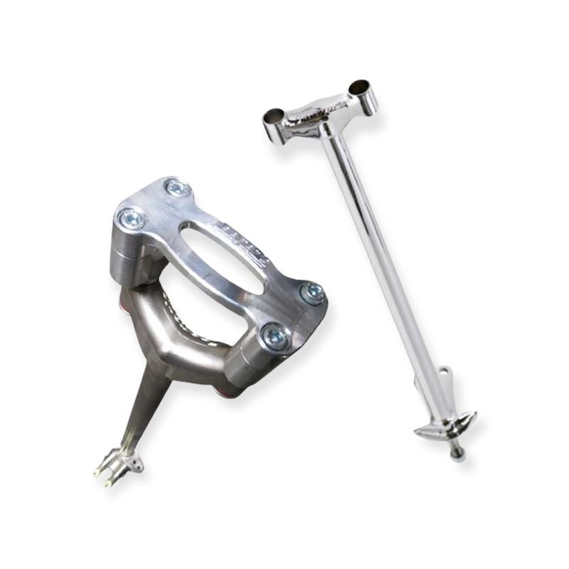 COLONNE DE DIRECTION LAEGER'S KTM 450 / 505 / 525 +2.5CM  livrée avec bague plastique 