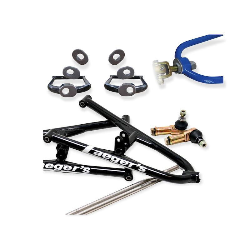 TRAIN AVANT LAEGER'S +10 cms POUR HONDA TRX700XX CHASSE REGLABLE POUR AMORTISSEUR TAILLE ORIGINE